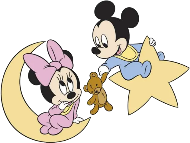 Baby Mickey And Minnie Png