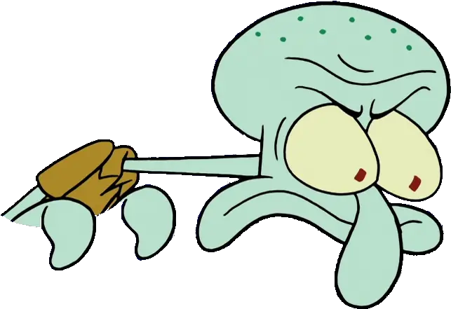 Angry Png Banner Library Stock Squidward Looking Out Window Mad Angry Png