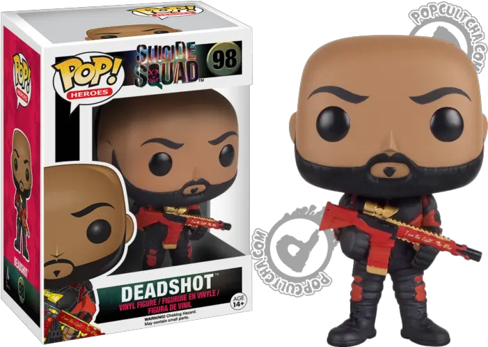 Suicide Squad Deadshot Unmasked Pop Vinyl Figure Scarecrow Funko Pop Png Deadshot Png