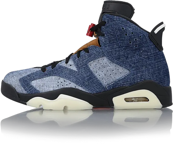 Air Jordan 6 Retro Denim Jordan 6 Retro 45 Png Jordans Png