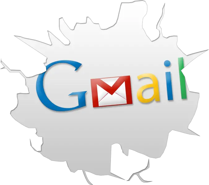 Free Cracked Gmail Logo Psd Vector Inbox Email Google Gmail Png Gmail Logo Vector