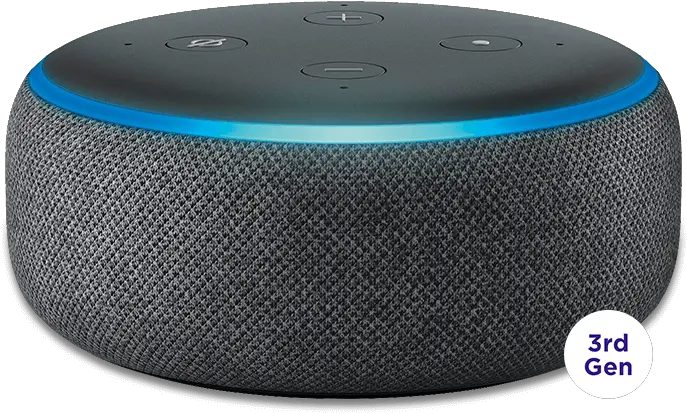 Echo Dot With 6 Months Of Siriusxm Circle Png Amazon Echo Png