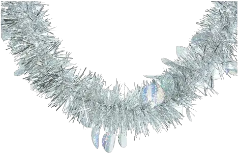 Silver Tinsel Png Transparent Image Silver Tinsel Christmas Png Silver Background Png