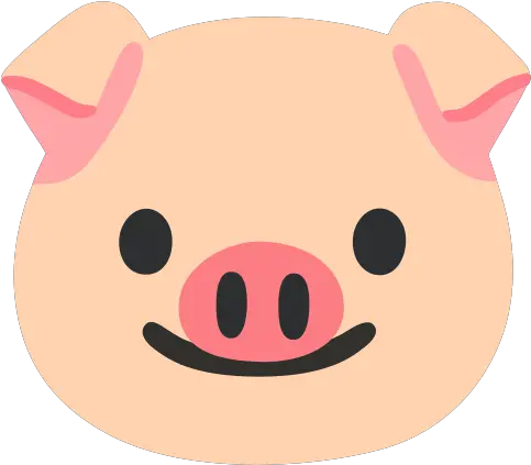 Pig Face Emoji Android Pig Emoji Png Pig Emoji Png