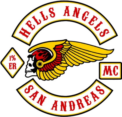 Pin Hells Angels Patch Png Angels Logo Png