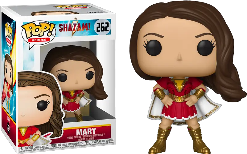 Shazam 2019 Mary Pop Vinyl Figure Funko Pop Mary Shazam Png Shazam Png