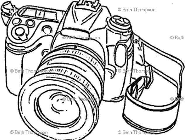 Drawn Camera Transparent Background Camera Drawing No Line Art Png Camera Transparent Background