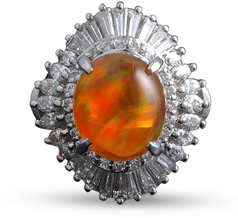 Fire Opal Ring 404 Carats Garfield And Pooky Perler Bead Png Ring Of Fire Png