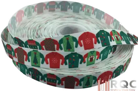 Ugly Christmas Sweater Ribbons Grosgrain Ribbon 78 Bangle Png Christmas Ribbon Png