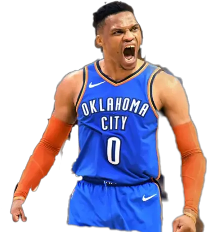 Russell Westbrook Sticker For Basketball Png Russell Westbrook Transparent
