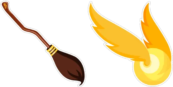 Harry Potter Nimbus 2000 And Golden Harry Potter Snich Png Golden Snitch Png
