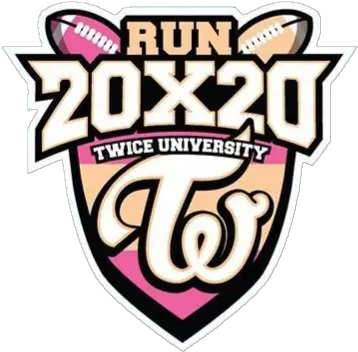 Twice 2020 Run Sticker By Twice Emblem Png Twice Logo Png