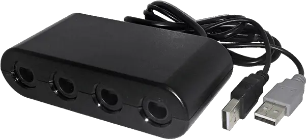 Wii U Gamecube Controller Adapter Wii Adapter Controller Png Gamecube Png