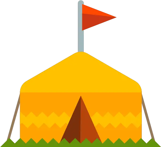 Tent Free Nature Icons Camping Icon Png Flat Design Tent Png