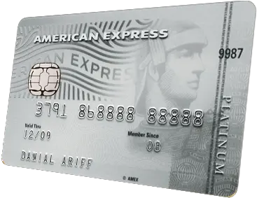 American Express Platinum Credit Card Banknote Png Credit Card Transparent Background