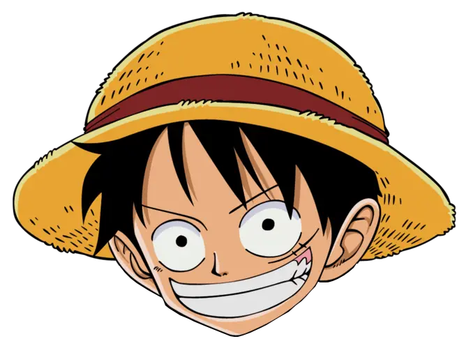 Kepala Luffy One Piece Png Image Luffy One Piece Head One Piece Png