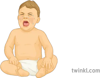 Crying Baby Child Emotion Infant Family Ks4 Illustration Sitting Png Crying Baby Png