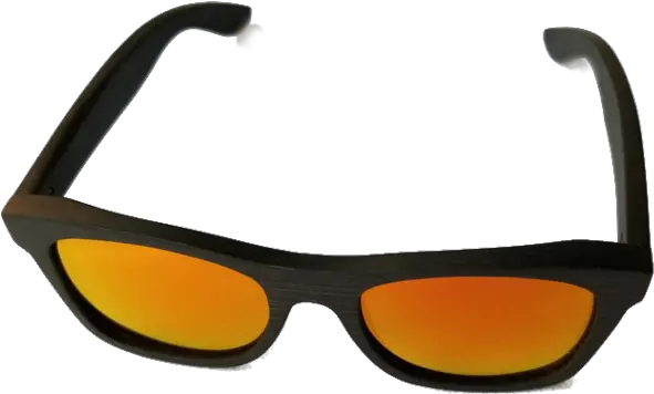 Turt Sunglasses Midnight Sun Redgold Lenses With Black Bamboo Frames Plastic Png Bamboo Frame Png