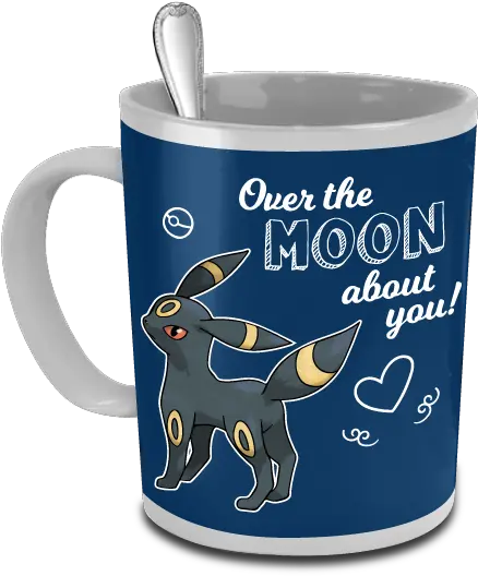 Umbreon And Sylveon Valentines Day Love Series Threadfox Serveware Png Umbreon Transparent
