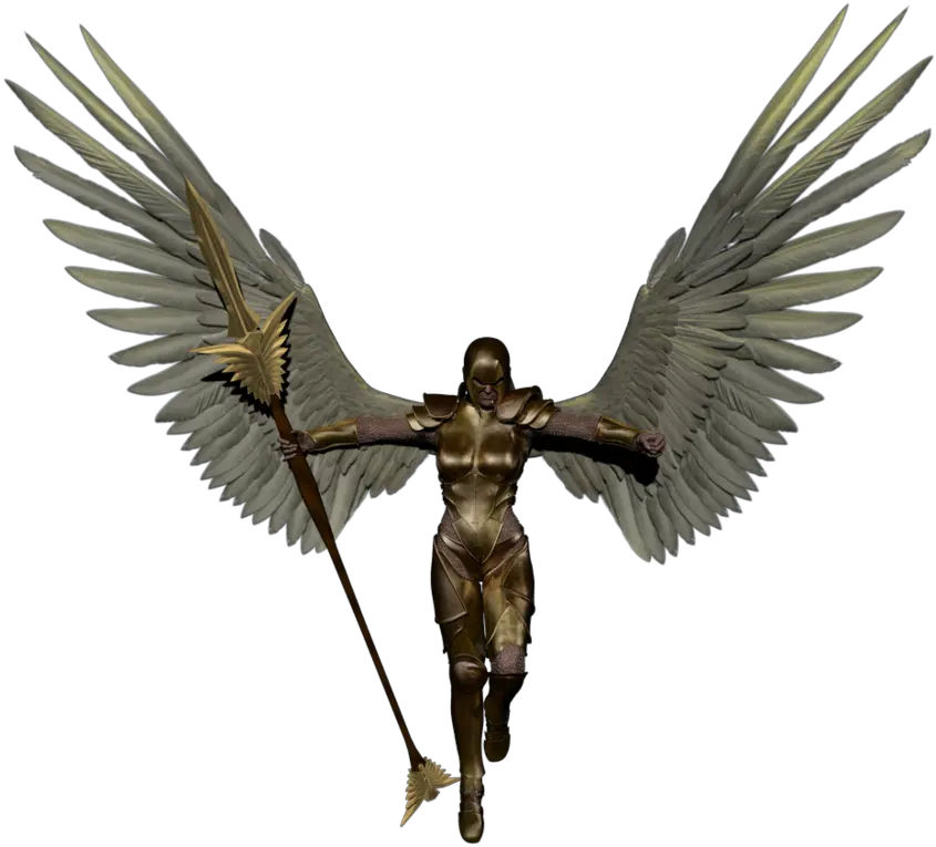 Warrior Angel Transparent Background Angel Warrior Png Angel Halo Transparent Background