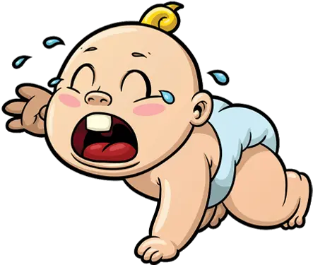 Baby Crying Transparent Png Clipart Cartoon Baby Transparent Background Crying Baby Png