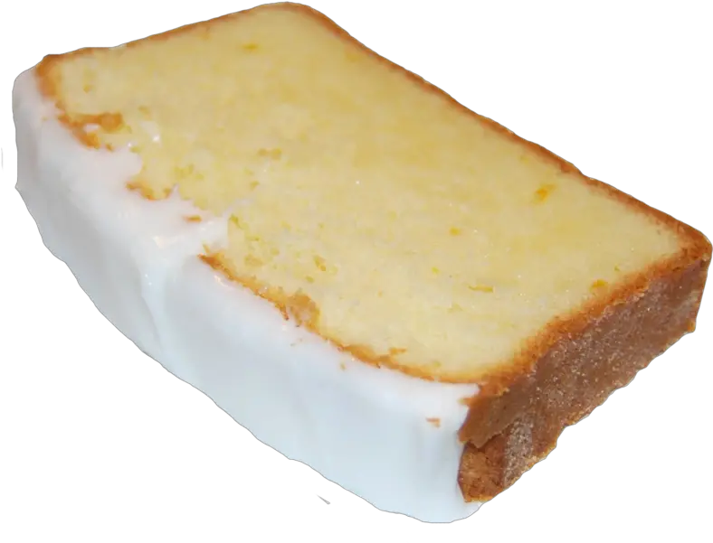 Lemon Pound Cake Slice Png Image Lemon Pound Cake Slice Cake Slice Png