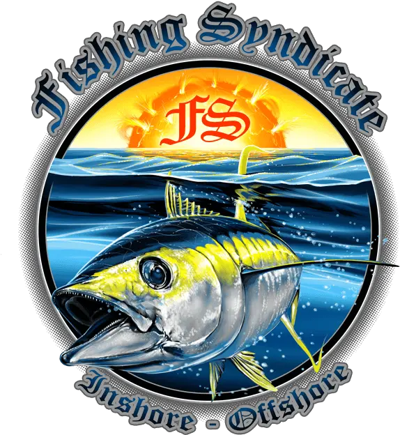 The Fishing Syndicate U2013 Old English Png Bass Fish Logo