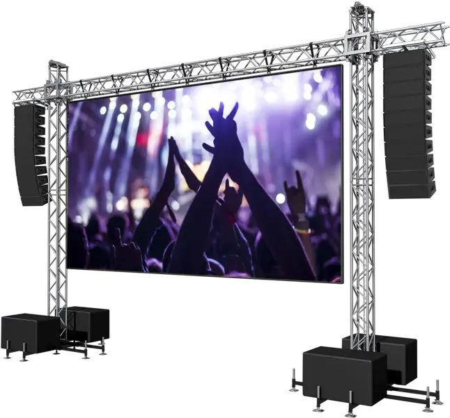 Led Screen Stage Stage And Led Screens Transparent Png Stage Png