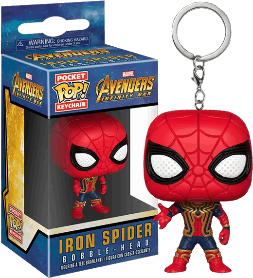 Infinity War Iron Spider Pop Keychain Png Iron Spider Png