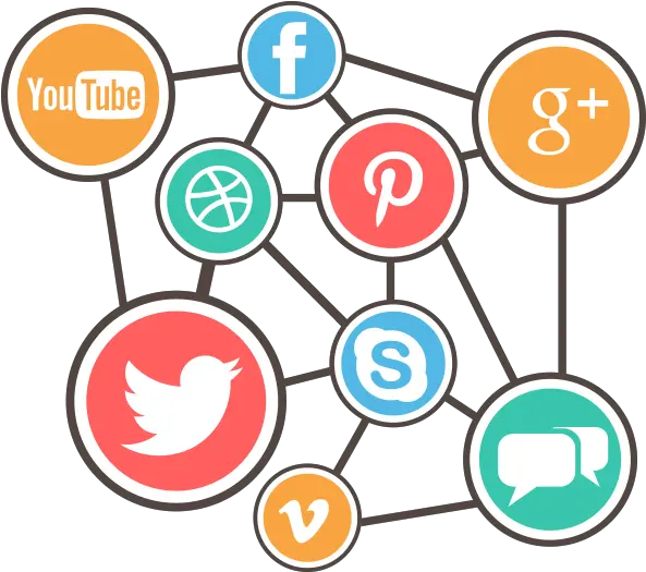 Social Media Management London Marketing Png Icon Colors