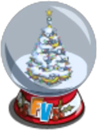 Winter Tree Snow Globe Farmville Wiki Fandom Png