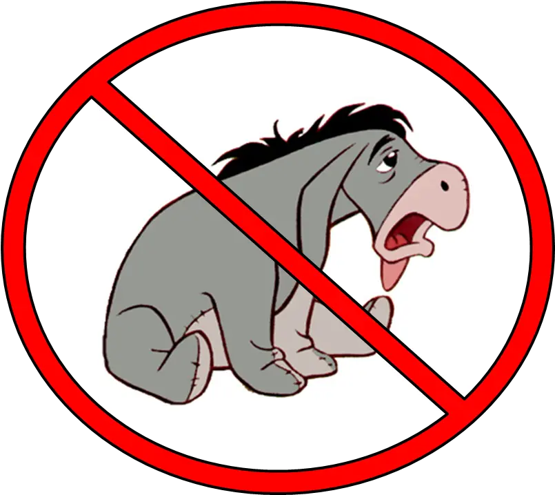 Download Hd No Eeyore No Eeyore Png Eeyore Transparent