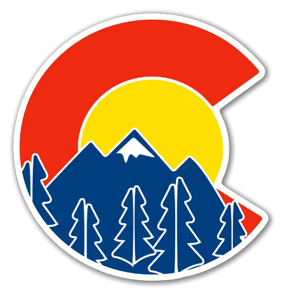 Colorado State Flag Colorado State Flag Logo Png Mountain Clipart Transparent
