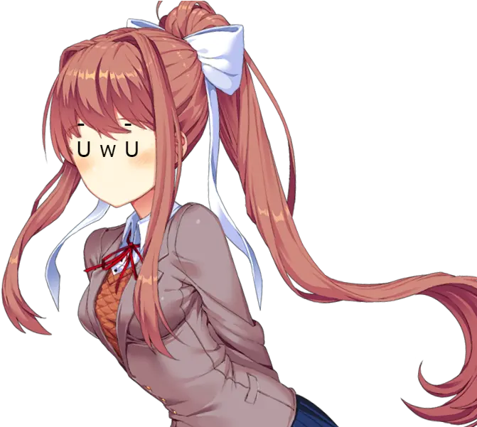 Doki Literature Club Ddlc Memes And References U2013 Telegram Monika Doki Doki Render Png Doki Doki Literature Club Png