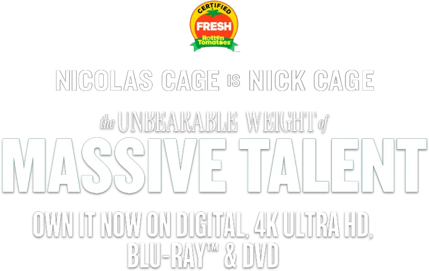 Unbearable Weight Of Massive Talent Official Website Png Nick Cage Icon