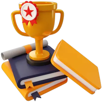 Educational Trophy 3d Illustrations Designs Images Vectors Serveware Png Scroll Icon Vector