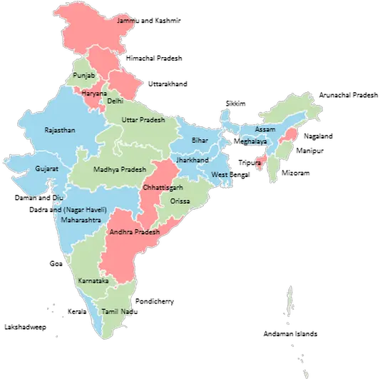 India India Editable Free Map Ppt Png India Map Png
