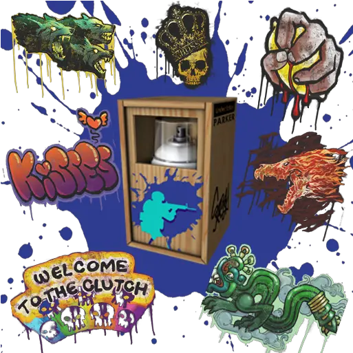 Csgo Graffiti Box Gamebanana Sprays Csgo Sprays Png Graffiti Crown Png