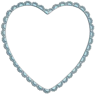 Frame Bluehearts Framebluehearts P 1141068 Png Vintage Valentine Cards Heart Frame Png