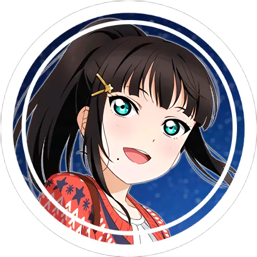 Idol U0026 Anime Graphics Love Live Dia Anime Circle Icons Png Twitter Icon 2018