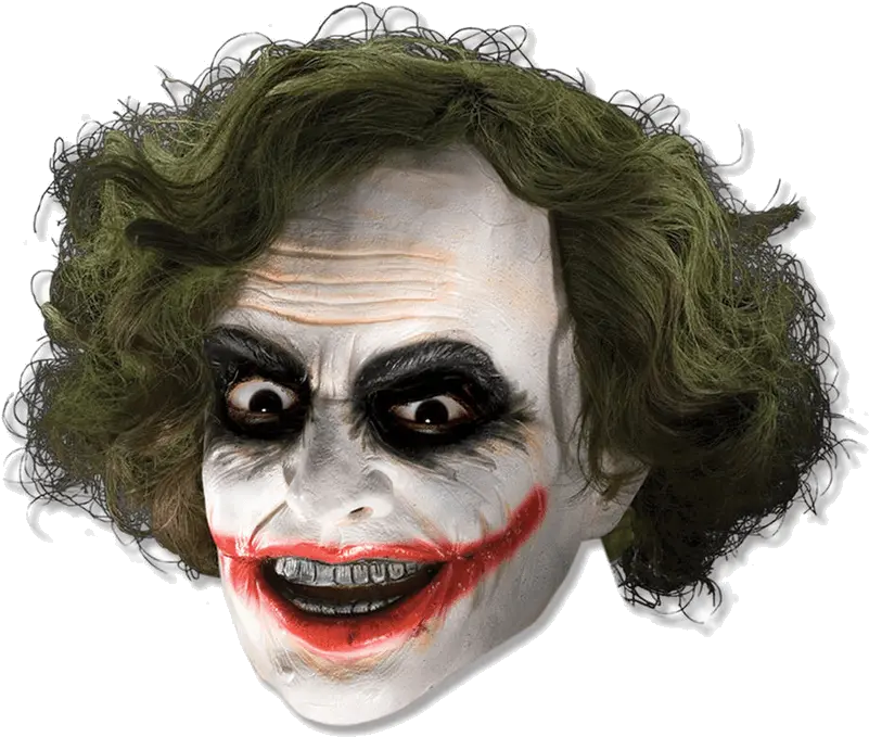 Joker Mask With Hair Hd Png Ghost Mask Joker Joker Mask Png