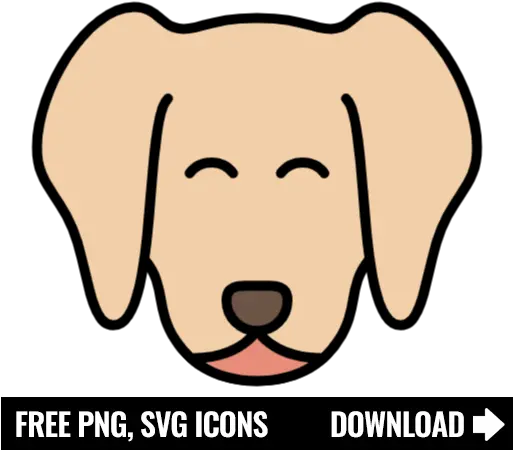 Free Dog Icon Symbol Smiley Sad Black And White Png Dog Icon Transparent