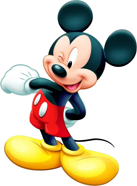 Mickey Mouse Black Png