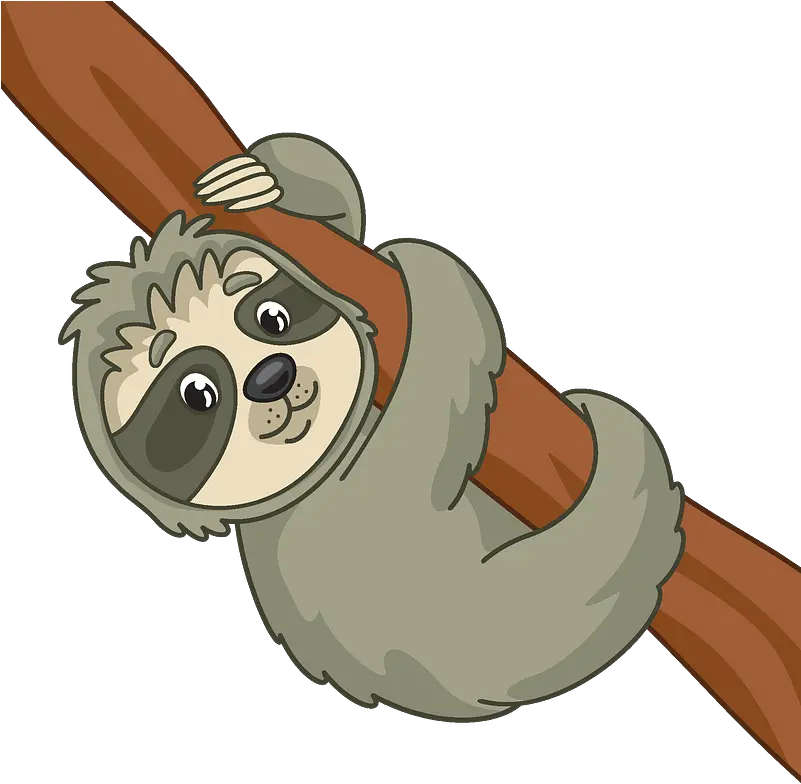 Sloth Clipart Free Download Transparent Png Creazilla Cartoon Sloth Transparent