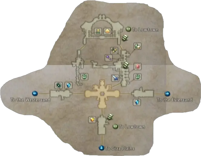 Final Fantasy Xii World Map Mapa De Rabanaster Final Fantasy Xii Png Ffxiv Icon Meanings