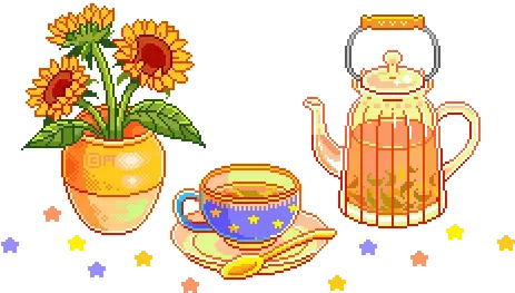 Art By Httppixelinstumblrcom Uploaded Whimsy Transparent Pixel Art Flowers Png Pixel Flower Png