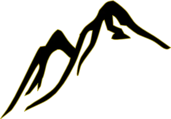 Download Mountain Outline Outline Of A Mountain Png Mountain Drawing Png
