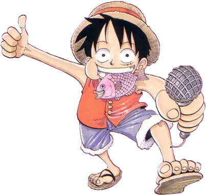 One Piece One Piece Luffy Thumbs Up Png Luffy Transparent