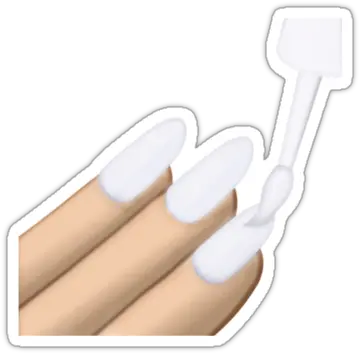 Grande Black Nails Emoji Lump Hammer Png Nails Emoji Png