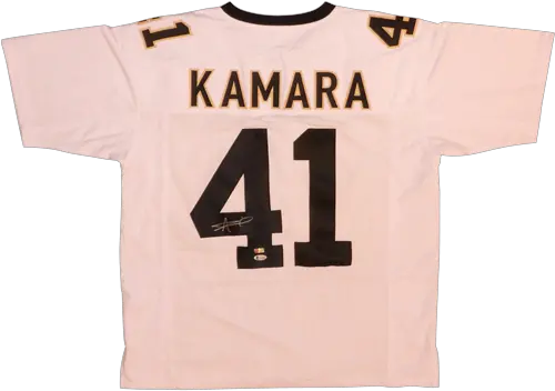 Alvin Kamara Autographed New Orleans Short Sleeve Png Alvin Kamara Png